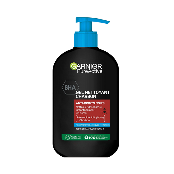 Gel Nettoyant Charbon PUREACTIVE 250ml