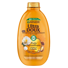 Shampooing nutrition argan et camélia ULTRA DOUX -600 ml