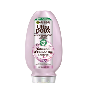 Après-Shampooing Lissant Infusion Eau de Riz & Amidon ULTRA DOUX 200ml