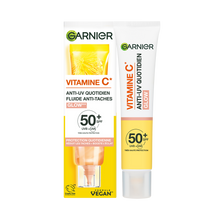 Fluide anti-uv SPF50+ anti-tâches à la vitamine c GARNIER - flacon 40ml