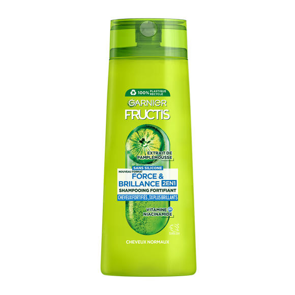 Shampoing 2en1 force & brillance pamplemousse FRUCTIS - flacon 300ml