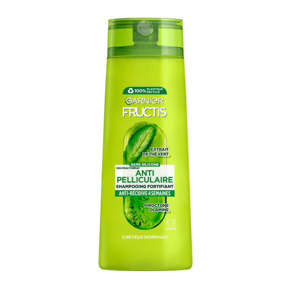 Shampoing fortifiant antipelliculaire thé vert FRUCTIS - flacon 300ml