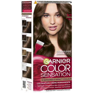 Coloration Châtain Clair 5.0 COLOR SENSATION Garnier