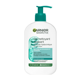Gel nettoyant apaisant acide hyaluron.SKINACTIVE Aloe 250ml