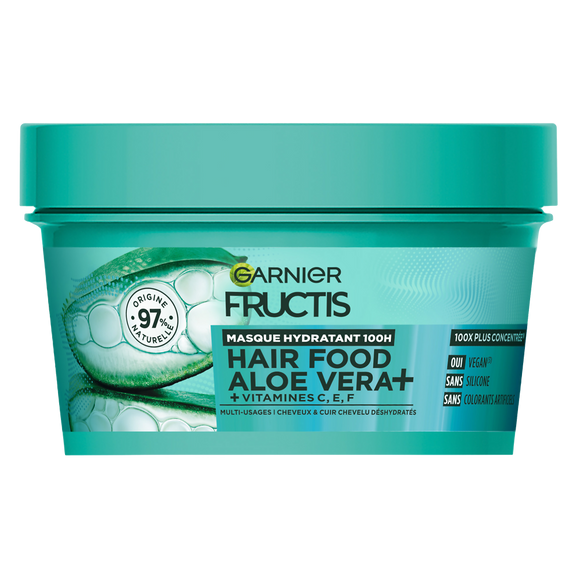 Masque capillaire hydratant à l'aloé vera FRUCTIS - pot 320ml