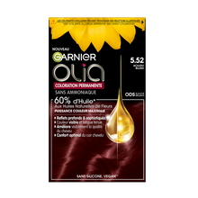 Coloration cheveux n°5.52 acajou blush sans ammoniaque olia GARNIER
