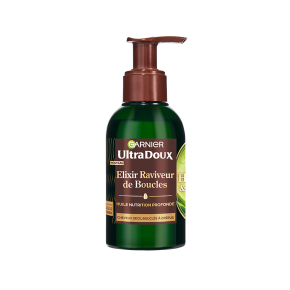 Soin capillaire élixir raviveur de boucles ULTRA DOUX - flacon 120ml