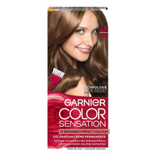 Coloration permanente n°6.0 blond foncé color sensation GARNIER - 100ml