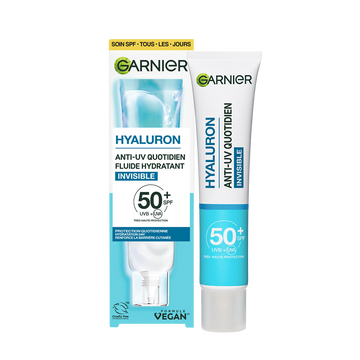 Fluide SPF50+ hyaluronique GARNIER - tube 40ml