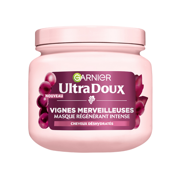 Masque hydratant GARNIER Ultra Doux grappe 340ml