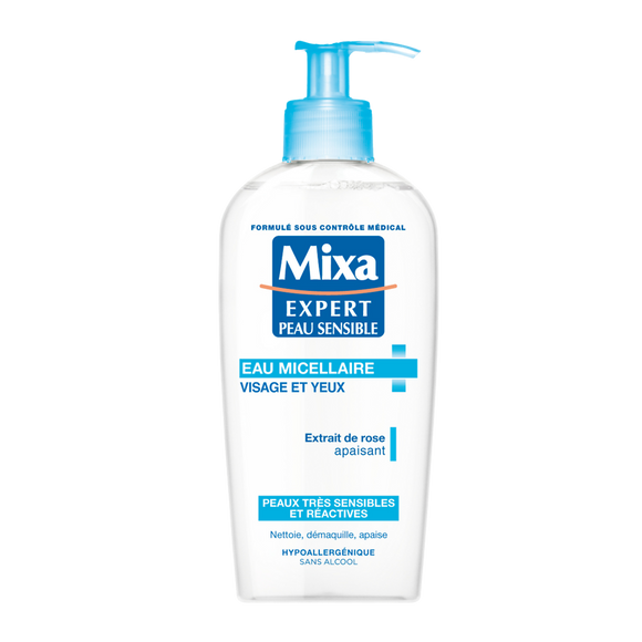Eau micellaire Visage et Yeux Apaisante MIXA Flacon 200 ml