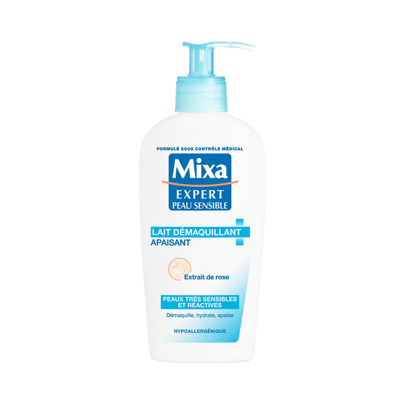 Lait démaquillant apaisant peaux très sensibles MIXA - flacon 200ml