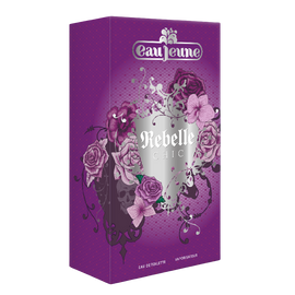 Eau de toilette femme femme "Rebelle Chic" EAU JEUNE, vaporisateur de75ml
