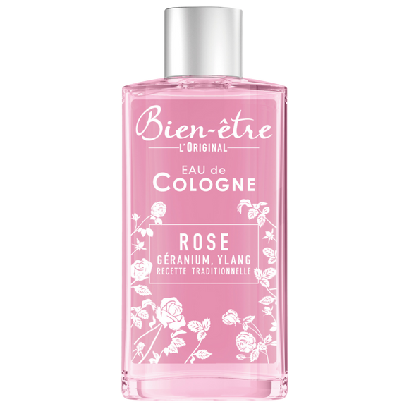 Eau de Cologne absolue de roses BIEN ÊTRE, flacon de 250ml