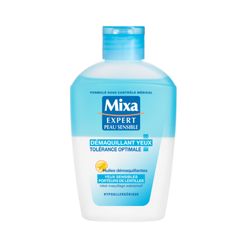 Démaquillant Yeux tolérance optimale hypoallergénique MIXA Flacon 125ml