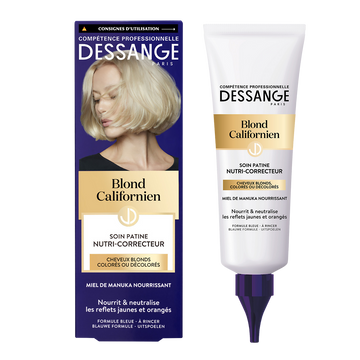 Soin capillaire Patine Bleu Blond Californien Nutri-correcteur DESSANGE BLONDCALIFORNIEN 125mL