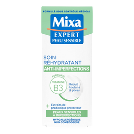 Crème Visage Très Hydatant Anti-Imperfections 2 en 1 MIXA 50mL