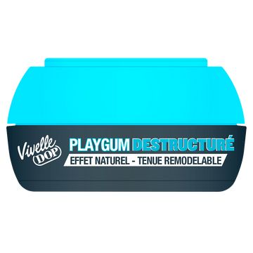 Cire coiffante playgum destructuré VIVELLE DOP, pot 80ml