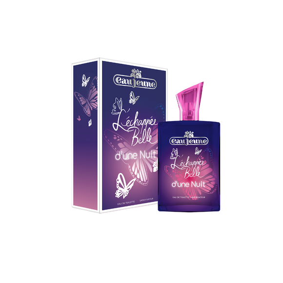 Eau de toilette échappée belle de nuit EAU JEUNE, vaporisateur de 75ml