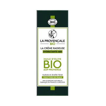 Crème Radieuse Visage Hydratante BIO LA PROVENCALE BIO Tube 50 ml