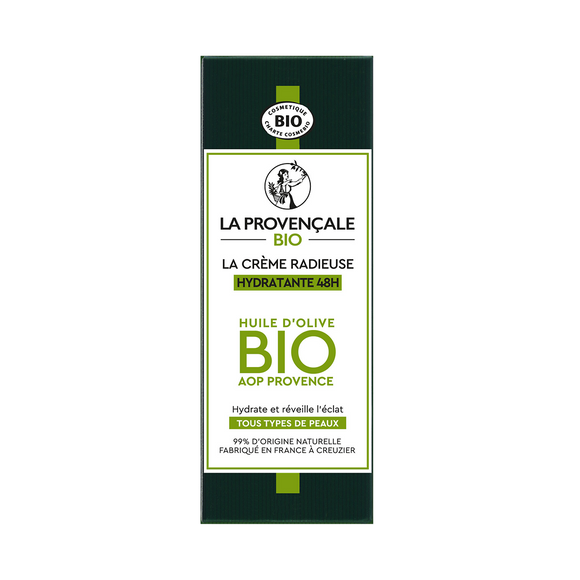 Crème Radieuse Visage Hydratante BIO LA PROVENCALE BIO Tube 50 ml