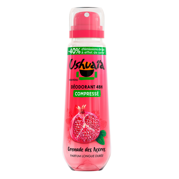 Déodorant grenade des açores efficacité 48h USHUAÏA - spray 100ml