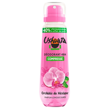 Déodorant compressé 48h orchidée du mexique USHUAÏA - spray 100ml