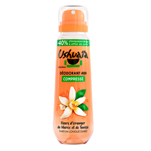 Déodorant fleur d'oranger efficacité 48h USHUAÏA - spray 100ml