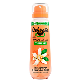 Déodorant compressé 48h fleur d'oranger USHUAIA, 100ml