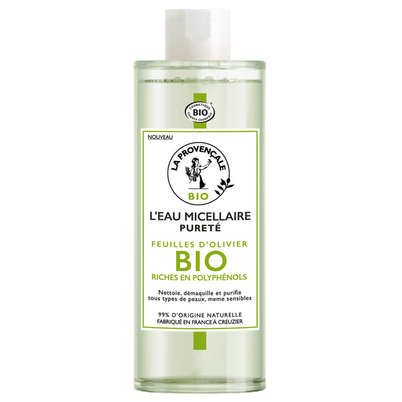Eau Micellaire Visage Pureté Tous types de peaux BIO LA PROVENCALE BIOFlacon 400 ml