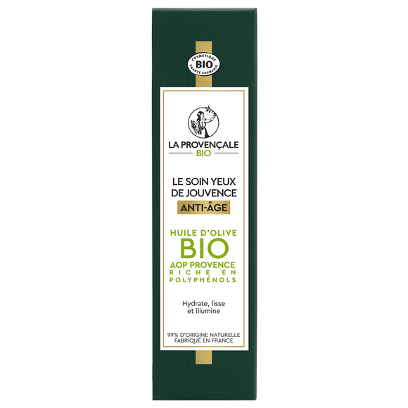 Soin Yeux Anti-Âge De Jouvence BIO LA PROVENCALE BIO Tube 15 ml