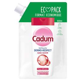 Ecopack Gel douche Dermo-Respect CADUM 500mL