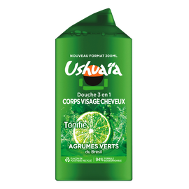 Gel Douche 3 en 1 Visage Corps Cheveux Agrumes USHUAIA 300mL