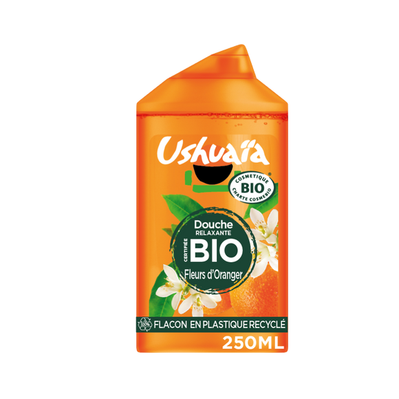 Gel Douche BIO Fleur d'Oranger USHUAIA 250mL