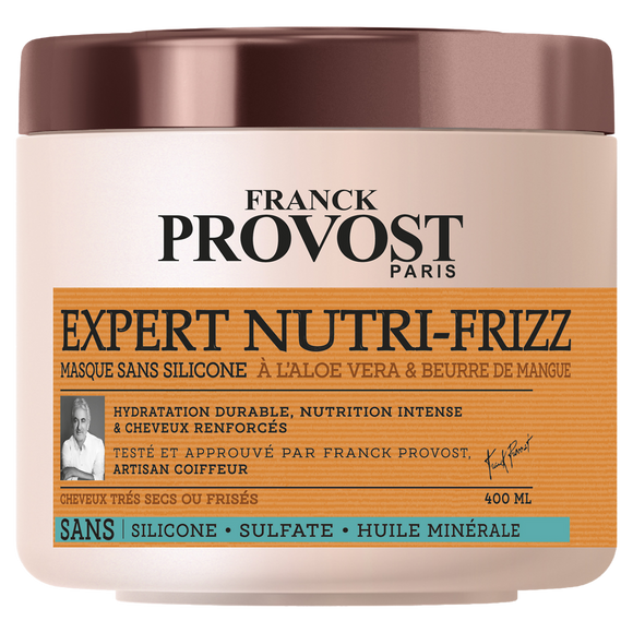 Masque capillaire jour expert nutrifrizz FRANCK PROVOST - pot 400ml