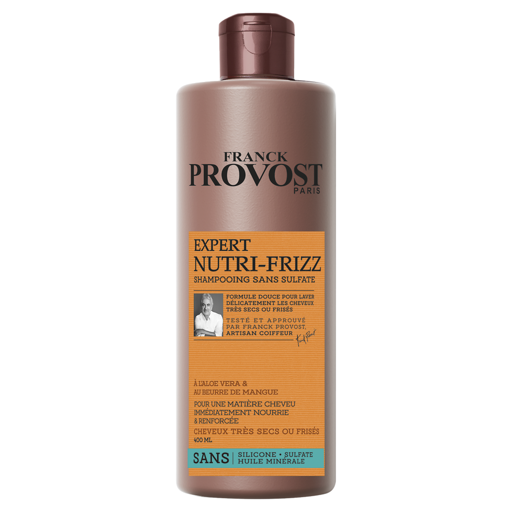 Shampooing sans silicone,sans sulfate Nutri-Frizz FRANCK PROVOST 400ml