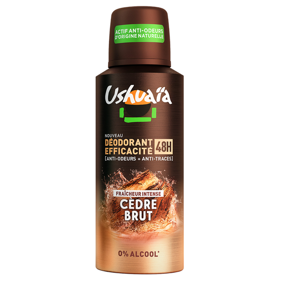 Déodorant Homme 48h cédre brut USHUAIA Atomiseur150ml