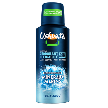 Déodorant Homme 48h minéraux marine USHUAIA Atomiseur150ml