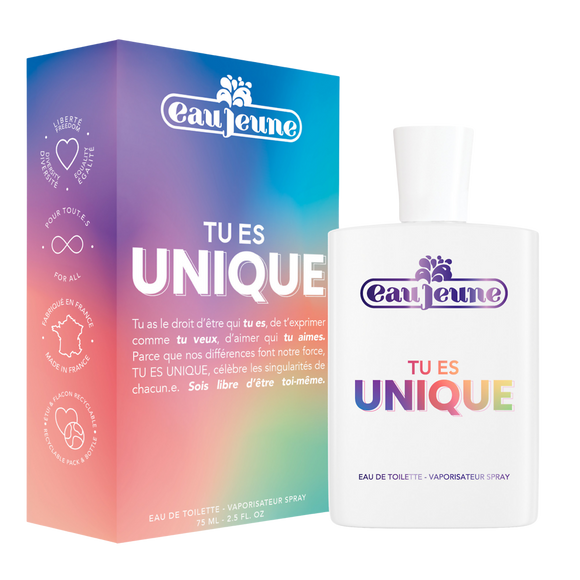 Eau de toilette femme tu es unique EAU JEUNE spray 75ml