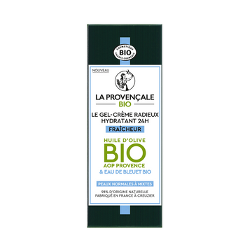 Gel crème radieuse fraîcheur bleuet LA PROVENÇALE BIO 50ml