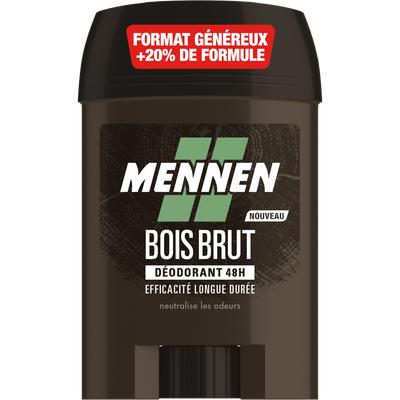 Déodorant homme bois brut efficacité 48h MENNEN - stick 60ml