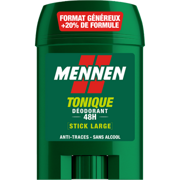 Déodorant homme anti-traces sans alcool efficacité 24h MENNEN - stick60 ml