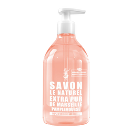 Savon pamplemousse extra pur de marseille spécial cuisine odeurstenaces 95% d'origine naturelle SAVON LE NATUREL flacon pompe 500ml