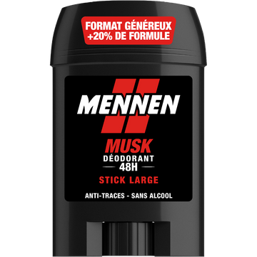 Déodorant homme musk efficacité 48h MENNEN - stick 60ml