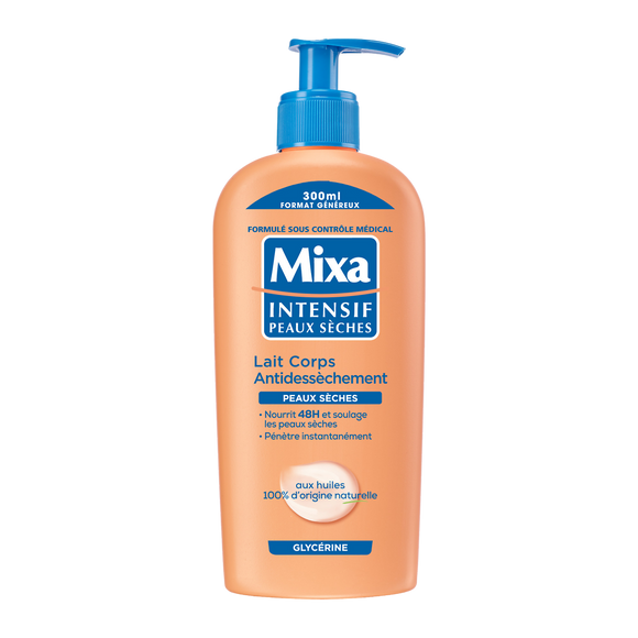 Lait corps antidessèchement MIXA intensif px sèches fl.300ml