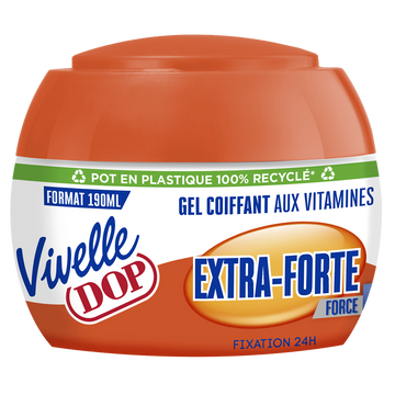 Gel fixation extra forte VIVELLE DOP mouillé pot 190ml