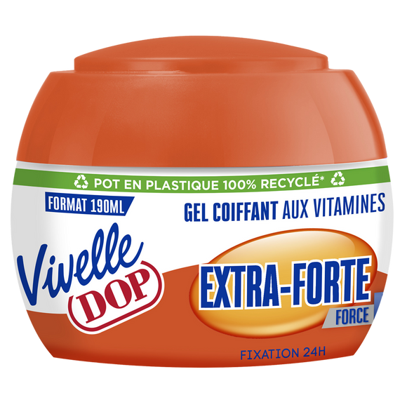 Gel fixation extra forte VIVELLE DOP mouillé pot 190ml