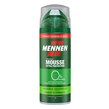 Mousse à raser mentholée MENNEN 250ml