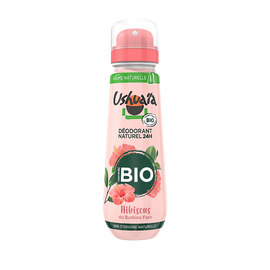 Déodorant femme Hibiscus Bio USHUAIA aérosol 75ml