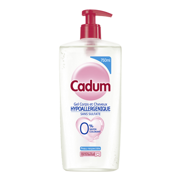 DOUCHE HYPOALLERGENIQUE CADUM FLACON POMPE 750ML